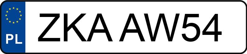 Numer rejestracyjny ZKA AW54 posiada MZ/MUZ Szosowe ETZ 250 - ZKAAW54