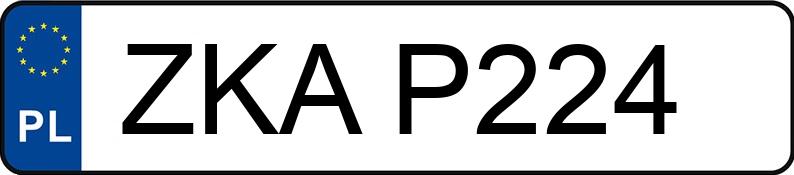 Numer rejestracyjny ZKA P224 posiada AUTOSAN D-46 - ZKAP224