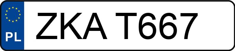 Numer rejestracyjny ZKA T667 posiada FENDT FAVORIT 716 VARIO - ZKAT667