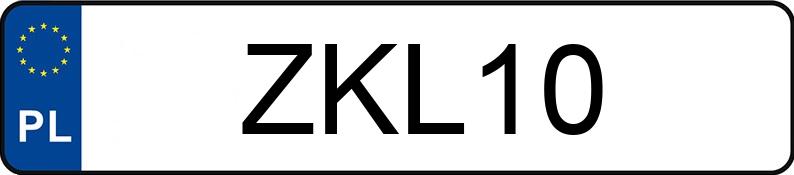 Numer rejestracyjny ZKL 10 posiada MERCEDES-BENZ 124 - ZKL10