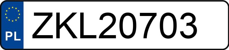 Numer rejestracyjny ZKL 20703 posiada OPEL CORSA - ZKL20703 Numer rejestracyjny ZKL 20703 posiada OPEL CORSA - ZKL20703