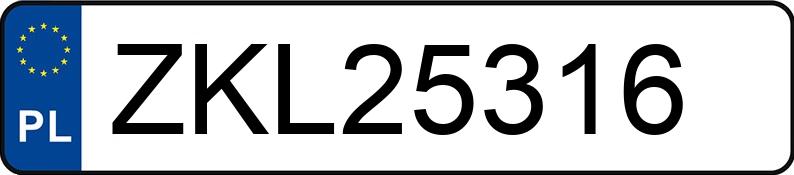 Numer rejestracyjny ZKL 25316 posiada AUDI A4 AVANT - ZKL25316 Numer rejestracyjny ZKL 25316 posiada AUDI A4 AVANT - ZKL25316