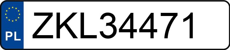 Numer rejestracyjny ZKL 34471 posiada AUDI A4 Avant Quattro 3.0 TDi MR`05 E4 8E A4 Avant Quattro 3.0 TDi MR`05 E4 8E - ZKL34471