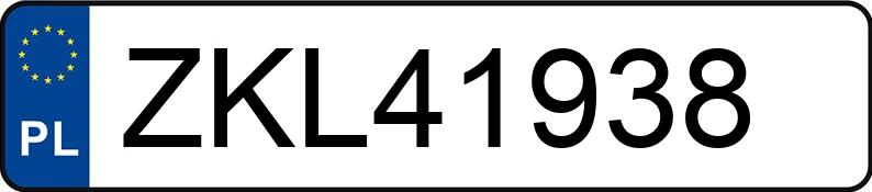Numer rejestracyjny ZKL 41938 posiada AUDI A6 - ZKL41938 Numer rejestracyjny ZKL 41938 posiada AUDI A6 - ZKL41938