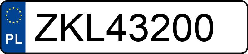 Numer rejestracyjny ZKL 43200 posiada BMW 325 - ZKL43200 Numer rejestracyjny ZKL 43200 posiada BMW 325 - ZKL43200