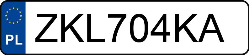 Numer rejestracyjny ZKL 704KA posiada VOLKSWAGEN GOLF - ZKL704KA