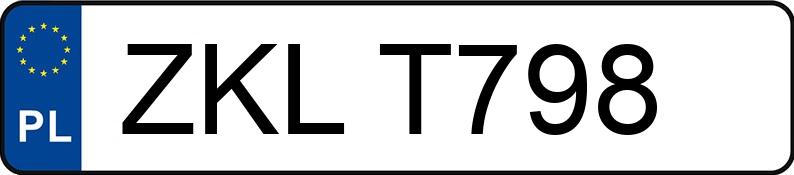 Numer rejestracyjny ZKL T798 posiada BMW 520i E34 520i E34 - ZKLT798 Numer rejestracyjny ZKL T798 posiada BMW 520i E34 520i E34 - ZKLT798