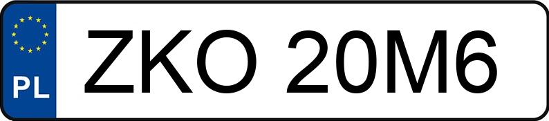 Numer rejestracyjny ZKO 20M6 posiada CHRYSLER 300C - ZKO20M6 Numer rejestracyjny ZKO 20M6 posiada CHRYSLER 300C - ZKO20M6