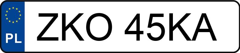 Numer rejestracyjny ZKO 45KA posiada VOLKSWAGEN PASSAT - ZKO45KA Numer rejestracyjny ZKO 45KA posiada VOLKSWAGEN PASSAT - ZKO45KA