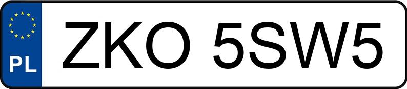 Numer rejestracyjny ZKO 5SW5 posiada MERCEDES-BENZ C 220 d MR`18 E6 205 4Matic - ZKO5SW5