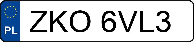 Numer rejestracyjny ZKO 6VL3 posiada BMW 328CI - ZKO6VL3