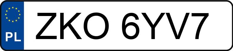 Numer rejestracyjny ZKO 6YV7 posiada AUDI A6 AWD - ZKO6YV7 Numer rejestracyjny ZKO 6YV7 posiada AUDI A6 AWD - ZKO6YV7