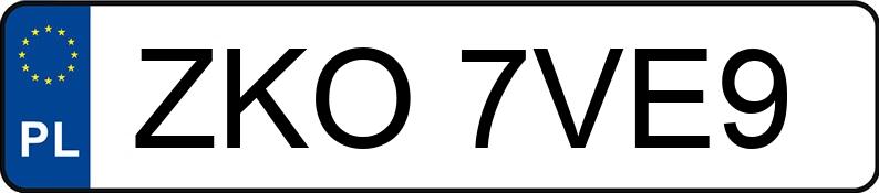 Numer rejestracyjny ZKO 7VE9 posiada DACIA LODGY - ZKO7VE9 Numer rejestracyjny ZKO 7VE9 posiada DACIA LODGY - ZKO7VE9