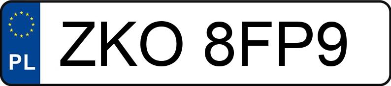 Numer rejestracyjny ZKO 8FP9 posiada RENAULT MEGANE SCENIC - ZKO8FP9 Numer rejestracyjny ZKO 8FP9 posiada RENAULT MEGANE SCENIC - ZKO8FP9