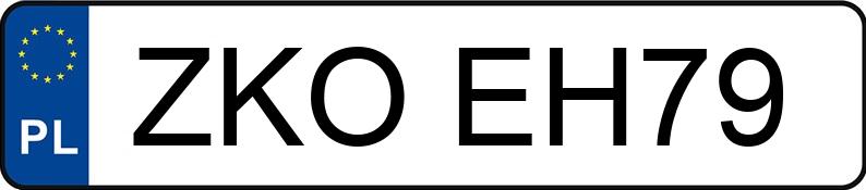Numer rejestracyjny ZKO EH79 posiada BMW 520 D - ZKOEH79 Numer rejestracyjny ZKO EH79 posiada BMW 520 D - ZKOEH79