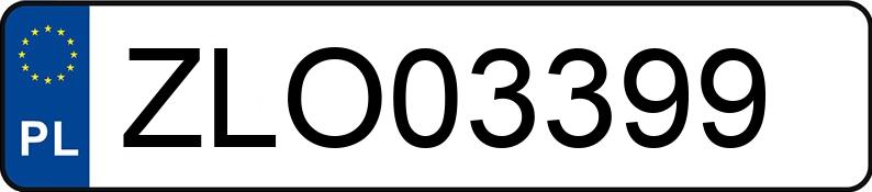 Numer rejestracyjny ZLO 03399 posiada OPEL ASTRA - ZLO03399 Numer rejestracyjny ZLO 03399 posiada OPEL ASTRA - ZLO03399
