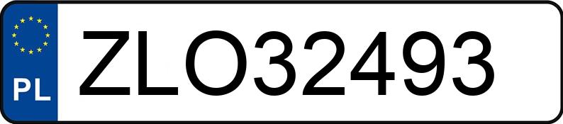 Numer rejestracyjny ZLO 32493 posiada JAGUAR XJ8 - ZLO32493