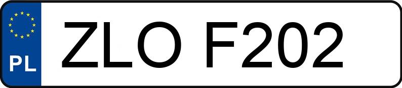 Numer rejestracyjny ZLO F202 posiada FORD Orion 1.8 Diesel MR`91 CLX - ZLOF202 Numer rejestracyjny ZLO F202 posiada FORD Orion 1.8 Diesel MR`91 CLX - ZLOF202