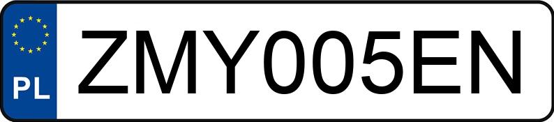 Numer rejestracyjny ZMY 005EN posiada FORD Mondeo 2.0 TDCi MR`10 E5 Silver X - ZMY005EN