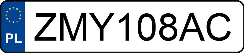 Numer rejestracyjny ZMY 108AC posiada OPEL Zafira 1.9 CDTI MR`09 E4 Enjoy Aut. - ZMY108AC