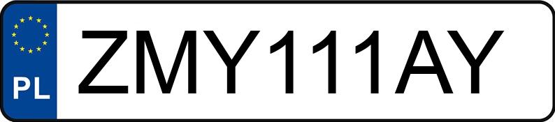 Numer rejestracyjny ZMY 111AY posiada CITROEN C4 - ZMY111AY