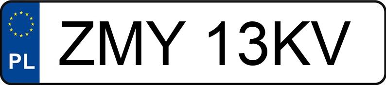 Numer rejestracyjny ZMY 13KV posiada VOLKSWAGEN Passat B5 1.6 MR`96 E2 Basis - ZMY13KV