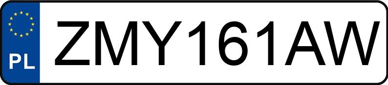 Numer rejestracyjny ZMY 161AW posiada VOLKSWAGEN TRANSPORTER - ZMY161AW Numer rejestracyjny ZMY 161AW posiada VOLKSWAGEN TRANSPORTER - ZMY161AW