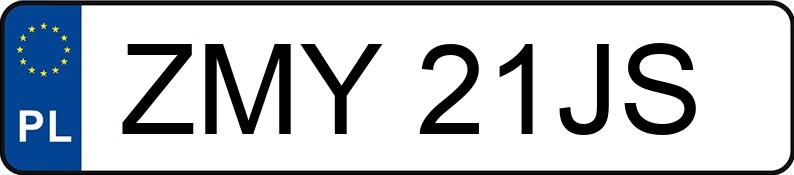 Numer rejestracyjny ZMY 21JS posiada ZIPP Skutery Vapor - ZMY21JS