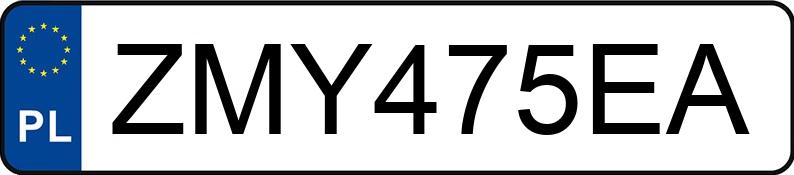 Numer rejestracyjny ZMY 475EA posiada VOLKSWAGEN PASSAT - ZMY475EA