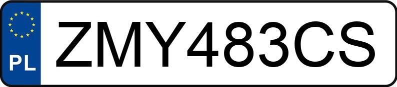 Numer rejestracyjny ZMY 483CS posiada OPEL Vectra C 3.2 MR`02 E3 GTS - ZMY483CS