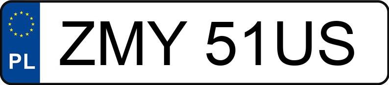 Numer rejestracyjny ZMY 51US posiada VOLKSWAGEN POLO - ZMY51US