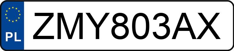 Numer rejestracyjny ZMY 803AX posiada VOLKSWAGEN Polo IV 1.4 MR`02 E4 Comfortline Aut. - ZMY803AX