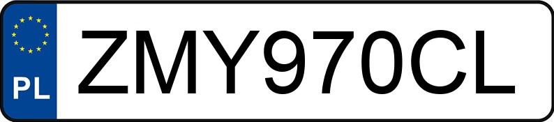 Numer rejestracyjny ZMY 970CL posiada AUDI A3 - ZMY970CL