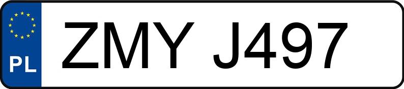 Numer rejestracyjny ZMY J497 posiada OPEL ASTRA - ZMYJ497 Numer rejestracyjny ZMY J497 posiada OPEL ASTRA - ZMYJ497