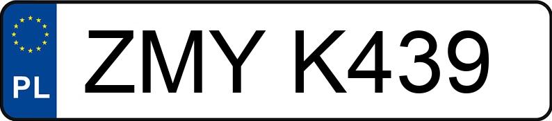 Numer rejestracyjny ZMY K439 posiada VOLKSWAGEN Golf III Variant 1.9 SDI MR`97 E2 GL - ZMYK439