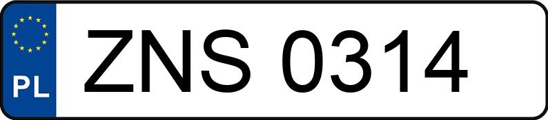 Numer rejestracyjny ZNS 0314 posiada VOLKSWAGEN Passat B5 1.9 TDI MR`96 E2 Comfortline - ZNS0314