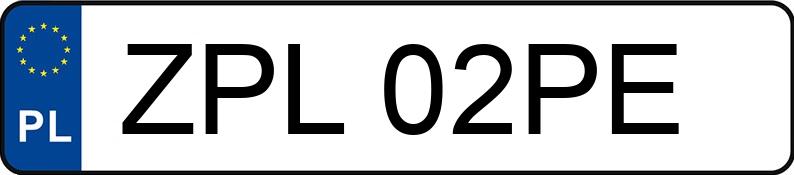 Numer rejestracyjny ZPL 02PE posiada TIANMA  - ZPL02PE