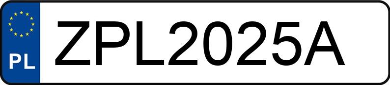 Numer rejestracyjny ZPL 2025A posiada DACIA SANDERO - ZPL2025A Numer rejestracyjny ZPL 2025A posiada DACIA SANDERO - ZPL2025A