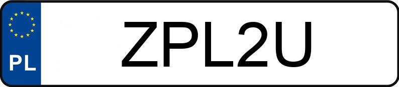 Numer rejestracyjny ZPL 2U posiada PORSCHE 944 II - ZPL2U