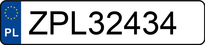 El número de registro ZPL 32434 tiene AUDI A6 Quattro 3.0 TDi MR`04 E3 4F A6 Quattro 3.0 TDi MR`04 E3 4F - ZPL32434
