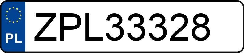 Numer rejestracyjny ZPL 33328 posiada DACIA  - ZPL33328