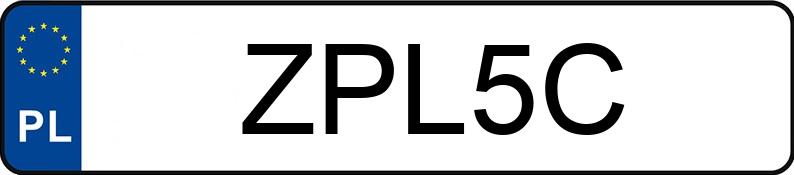 Numer rejestracyjny ZPL 5C posiada SUNBEAM 25 - ZPL5C Numer rejestracyjny ZPL 5C posiada SUNBEAM 25 - ZPL5C