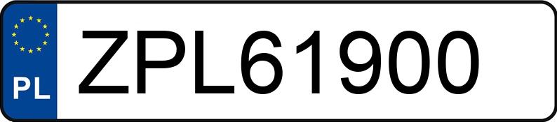 Numer rejestracyjny ZPL 61900 posiada MERCEDES-BENZ ML 350 - ZPL61900