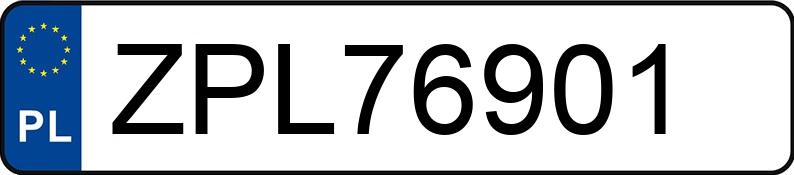 Numer rejestracyjny ZPL 76901 posiada BMW 525 - ZPL76901