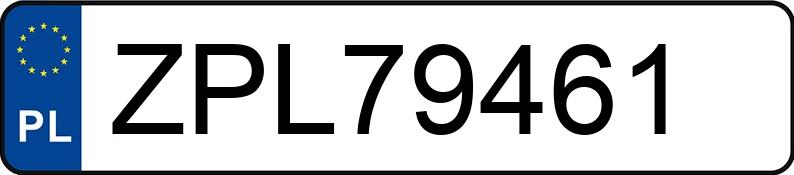 Numer rejestracyjny ZPL 79461 posiada FIAT DOBLO - ZPL79461