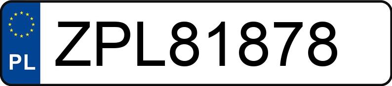 Numer rejestracyjny ZPL 81878 posiada FORD KUGA - ZPL81878