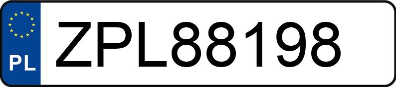 Numer rejestracyjny ZPL 88198 posiada VOLVO S40 - ZPL88198