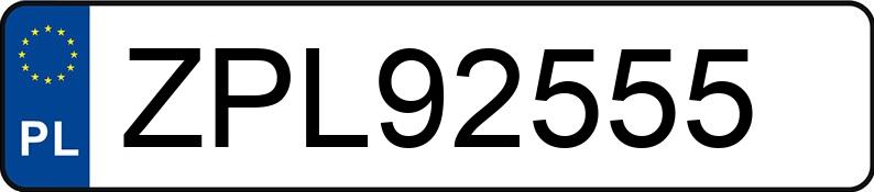 Numer rejestracyjny ZPL 92555 posiada BMW 525 D XDRIVE - ZPL92555