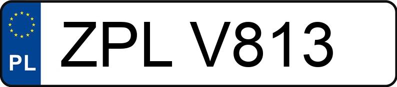 Numer rejestracyjny ZPL V813 posiada BMW 730 - ZPLV813