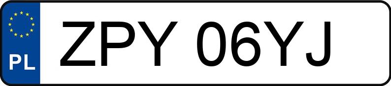 Numer rejestracyjny ZPY 06YJ posiada AUDI A6 Quattro 3.0 TDi DPF MR`04 E4 4F A6 Quattro 3.0 TDi DPF MR`04 E4 4F - ZPY06YJ